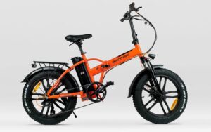 VTT électriques pliable Fatbike V3 MoovWay Orange