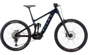 VTT électriques tout-suspendus Vitus E-Sommet VR intl. bleu/noir