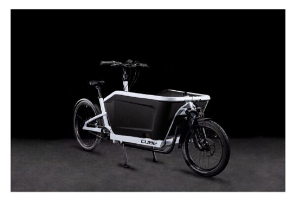 Vélo Cargo Électrique Cube Cargo Hybrid 500 Enviolo Cargo 500 Wh 20/27.5'' BLANC Flash 2022.