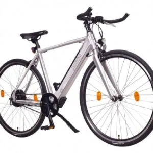 Vélo Electrique Urbain NCM C5 - 36V 12Ah 432Wh - Bleu Marine - M, Argent