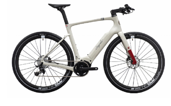 Velo Fitness Electrique Stajvelo Nomades R Sram Apex 11V 500 Wh 700 mm Beige 2022