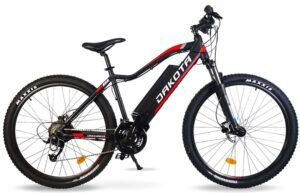 Vélo VTT électrique URBANBIKER Dakota Rouge - Batterie 840 Wh Moteur 250W
