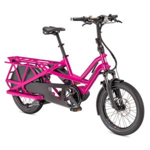 Vélo cargo électrique longtail TERN GSD S10 Dragon Fruit LR