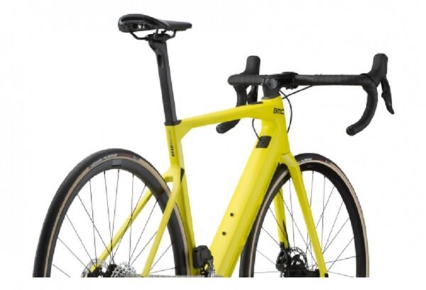 Vélo de Route Électrique BMC Roadmachine AMP Two Sram Rival eTap AXS 12V 350 Wh 700 mm Jaune Lime 2023