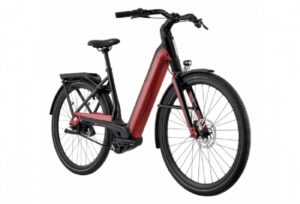 Velo de Ville Electrique Cannondale Mavaro Neo 4 Shimano Nexus 8V Courroie 625 Wh 700 mm Rouge Rally2