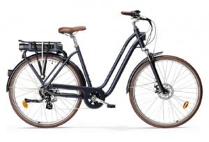 Velo de Ville Electrique Elops 900 E Shimano Altus 7V 417 Wh 700 mm Bleu Marine 2022