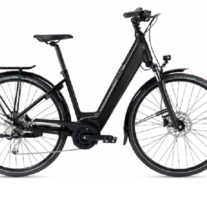 Velo de Ville Electrique Peugeot EC01 D9 Active Plus Shimano Alivio 9V 500 Wh 700 mm Noir 2022