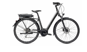 Velo de Ville Electrique Peugeot eC01 D9 Shimano Alivio 9V 300Wh Noir 2022