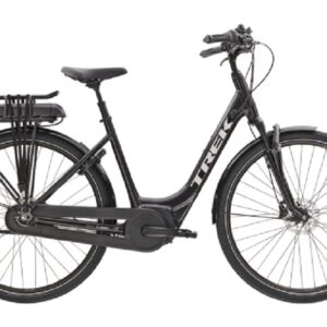 Velo de Ville Electrique Trek District 4 Lowstep Shimano Nexus 7V 400Wh 700mm Noir Dnister 2023