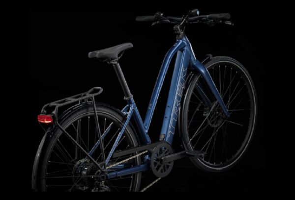 Velo de Ville Electrique Trek FX 2 Shimano Altus 9V 250 Wh 700 mm Bleu Mulsanne 20231