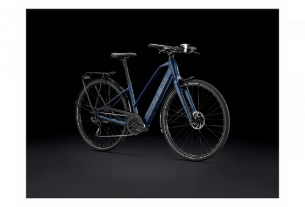 Velo de Ville Electrique Trek FX 2 Shimano Altus 9V 250 Wh 700 mm Bleu Mulsanne 20232