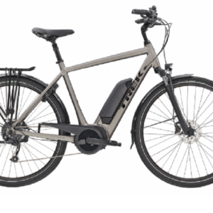 Velo de Ville Electrique Trek VERVE 2 Shimano Altus 9V 400wh Argent 2023