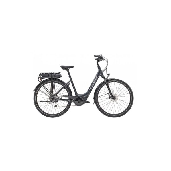 Velo de Ville Electrique Trek Verve 1 Lowstep Shimano Altus 8V 500 Wh 700 mm Noir 2023