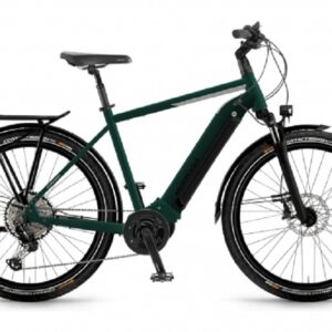 Velo de Ville Electrique Winora Yucatan 10 Gent 275 630Wh Shimano Deore 10V Vert Emeraude 20221