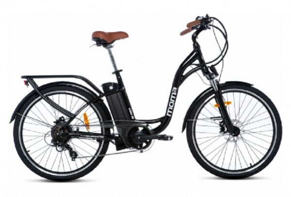 Velo de ville electrique Momabikes E Bike 28.2 SHIMANO 7V Freins a Disque Hydraulique Batterie 36V 16Ah