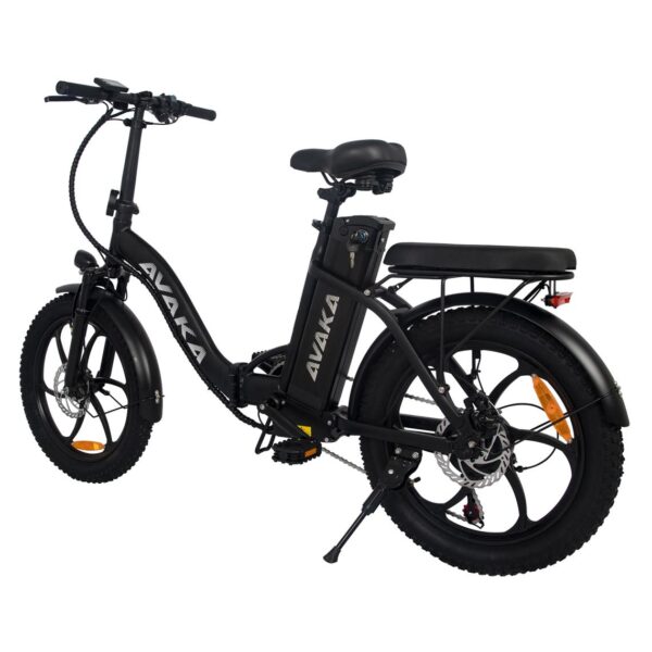 Vélo électrique AVAKA BZ20 30KM/H 500W moteur pneus 20 pouces 48V15Ah Noir