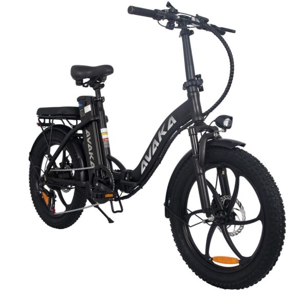 Vélo électrique AVAKA BZ20 30KM/H 500W moteur pneus 20 pouces 48V15Ah Noir