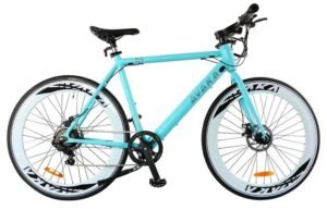 Vélo électrique AVAKA R1 250W 36V 9AH avec dérailleur à 7 vitesses-bleu