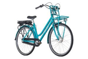 Velo electrique E Bike Alu Femme 28 Cantaloupe Bleu 36 V104 Ah Adore1