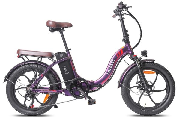 Vélo électrique FAFREES F20 Pro 36V 18AH 250W - Bleu aurore - VIOLET ROSÉ