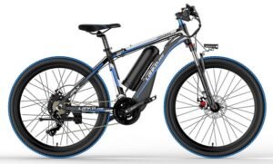 Vélo électrique LANKELEISI MX3.8 48V400W 30KM/h bleu