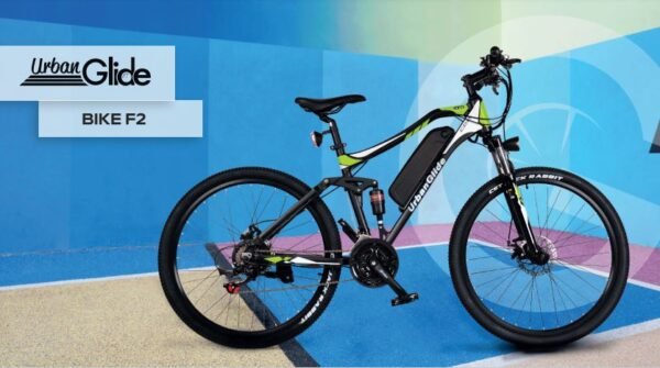 Vélo électrique Urbanglide F2 - 27.5 - 250 W - Batterie 36 V - Noir/Vert