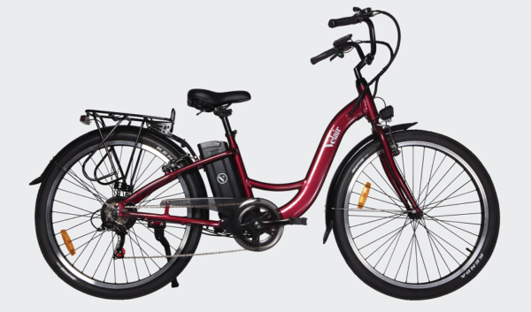 Velo electrique Velair City 250 W Rouge