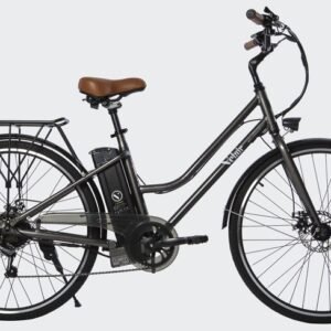 Velo electrique Velair Horizon 28 Shimano 7 Vitesses Autonomie 50 km gris