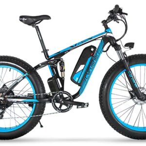 Vélo électrique de montagne Cyrusher XF800 fatbike 750W 13Ah blanc