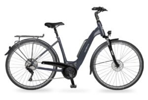 Velo electrique de ville AEB 400 Alivio Ouvert Basalte Volcanique