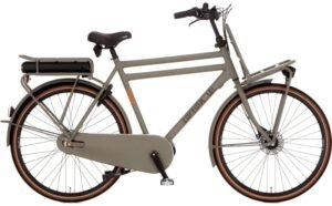 Vélo électrique hollandais de ville moteur pédalier CORTINA E-U4 Solid 7v cadre bas