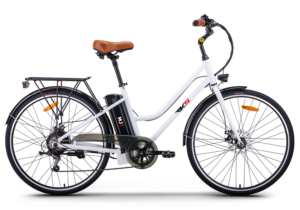 Vélo électrique mj1 tx bike 25km/h – 60 km d’autonomie – grand confort Blanc