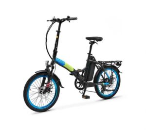 Velo electrique pliable Argento Piuma 250 W Noir et Bleu 1