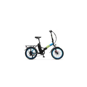 Velo electrique pliable Argento Piuma 250 W Noir et Bleu