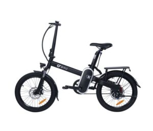 Velo electrique pliable DYU R1 20 E Bike 250W 36V 5AH Lithium ion Batterie amovible Max 25 km h Noir