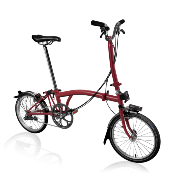 Vélo pliant BROMPTON C Line Explore 2023 guidon high Rouge