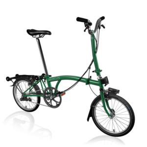 Vélo pliant BROMPTON C Line Explore 2023 guidon high vert