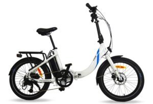 Vélo pliant électrique URBANBIKER MINI 20' blanc - Batterie 504Wh Moteur 250W / 155-175 cm