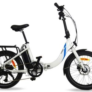Vélo pliant électrique URBANBIKER MINI 20' blanc - Batterie 504Wh Moteur 250W / 155-175 cm