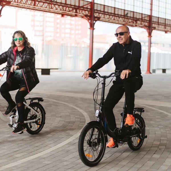 Vélo pliant électrique URBANBIKER MINI 20' blanc - Batterie 504Wh Moteur 250W / 155-175 cm
