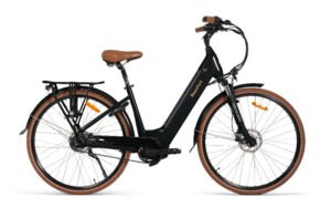 Vélo ville électrique BEAUFORT Bay 28" 630 Wh marron