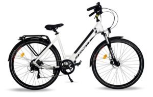 Velo ville electrique URBANBIKER SIDNEY Blanc – Battery 504Wh Moteur 250W