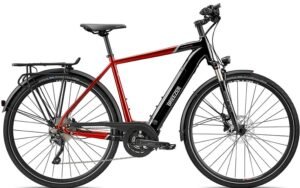 Vélos de trekking électriques Breezer Powertrip Evo 2.1+ rouge/noir