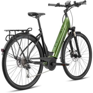 Vélos de trekking électriques Breezer Powertrip Evo 2.3+ LS vert/noir