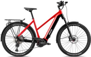 Vélos de trekking électriques Breezer Powerwolf Evo 1.1+ SM ST rouge