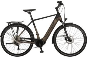 Vélos de trekking électriques Kreidler Vitality Eco 7 Sport CX+ Diamant marron