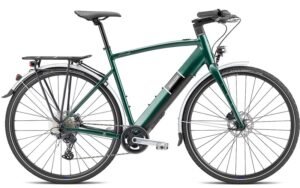 Vélos de ville électriques Breezer Uptown Evo vert