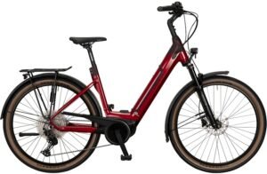 Vélos de ville électriques Kreidler Vitality Eco 10 Sport Shimano Deore XT Wave rouge