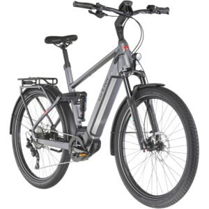 Vélos de ville électriques Ortler Bozen SUV Fully gris