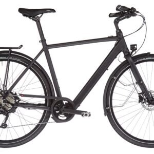 Vélos de ville électriques Rabeneick TC-E Deore 10 vitesses Disque Diamant noir